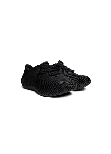 Black shoes on a white background